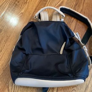 Backpack (black nylon) Daypack great for shopping, hiking etc.